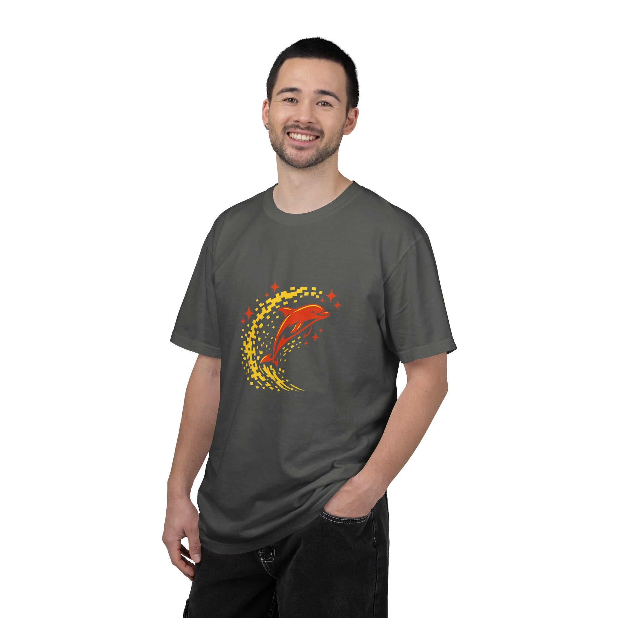 Pixel Wave Dolphin