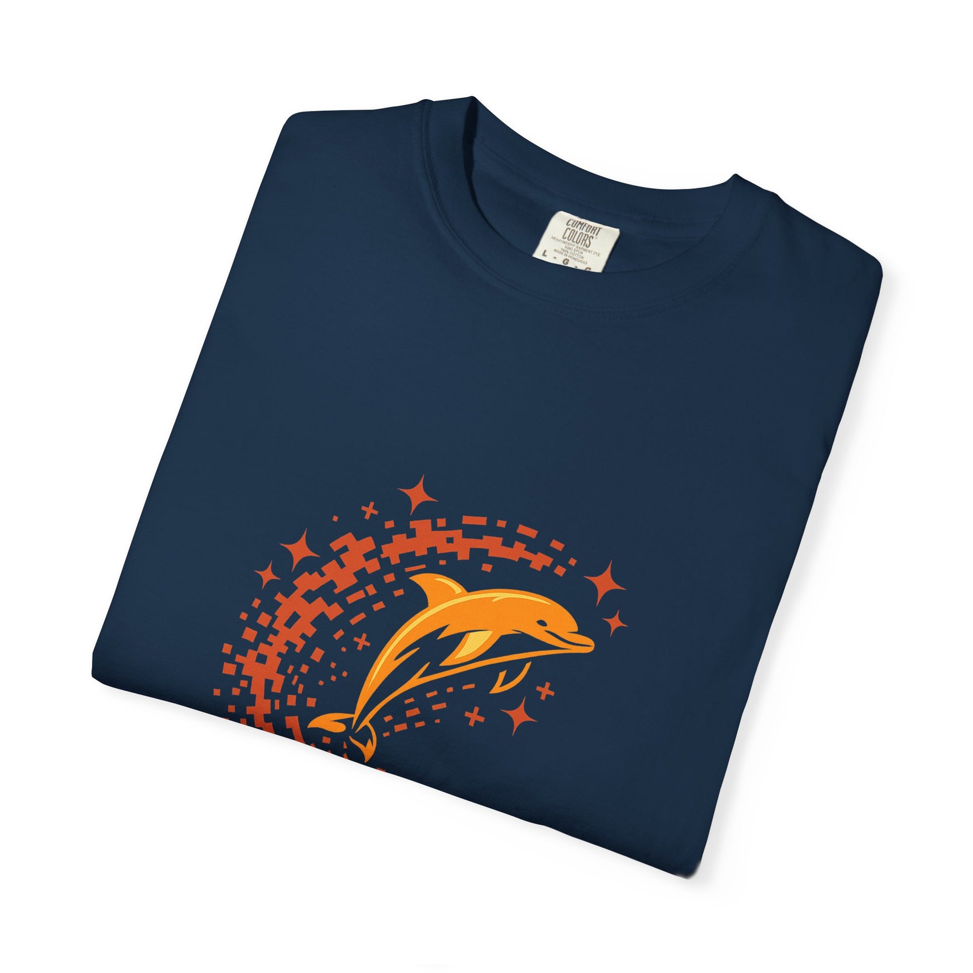 Pixel Wave Dolphin
