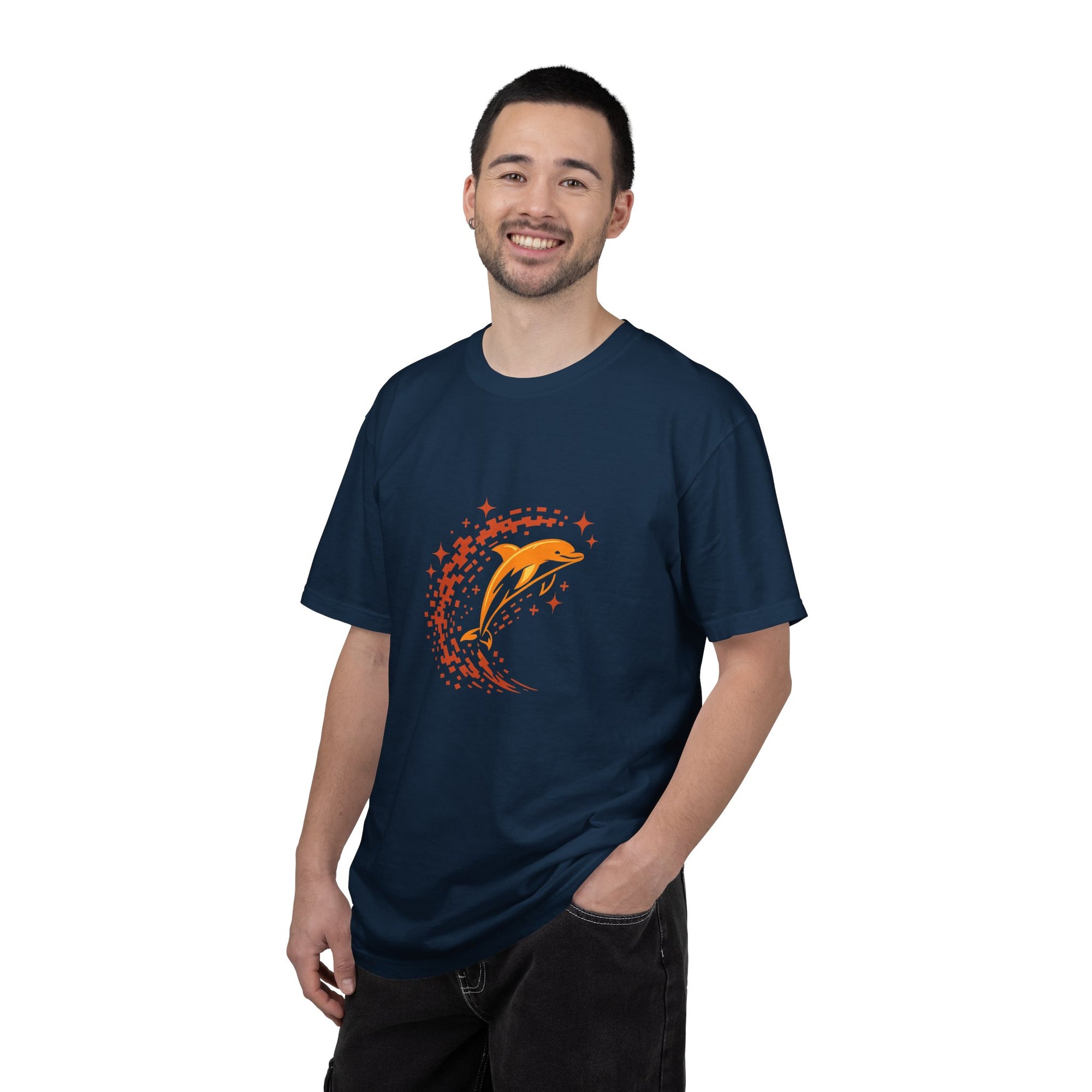 Pixel Wave Dolphin